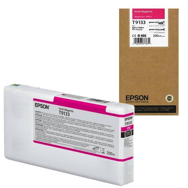 Epson Vivid Magenta (200ml) C13T913300-PCR Business Solutions Ltd